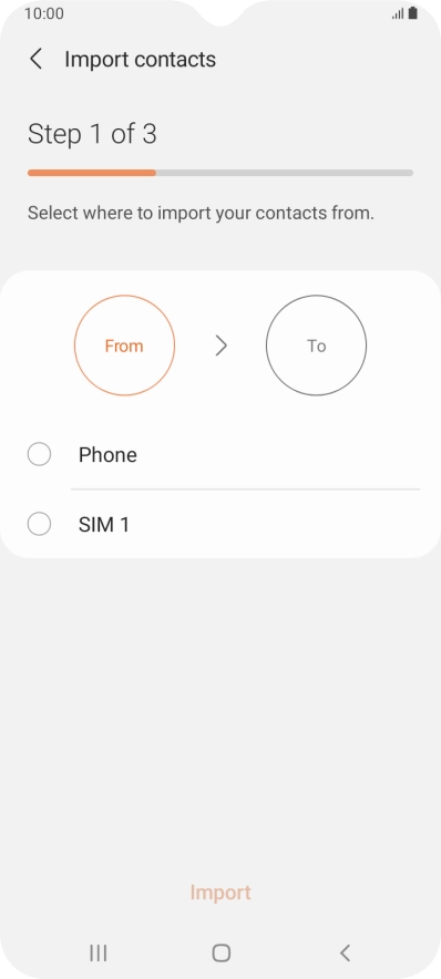 Press the name of the SIM.
