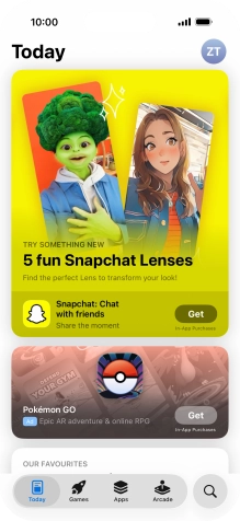 Press the search icon.