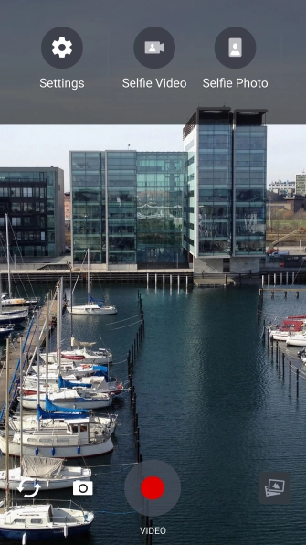 Slide your finger left on the screen.