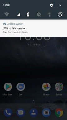 Press Tap for more options.