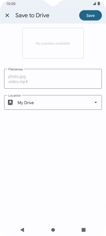 Press the field below 