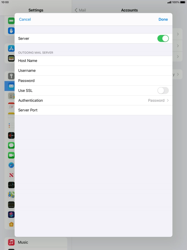 Press Authentication.
