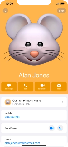 Slide your finger upwards starting from the bottom of the screen to return to the home screen.