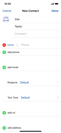 Press Phone and key in the required phone number.