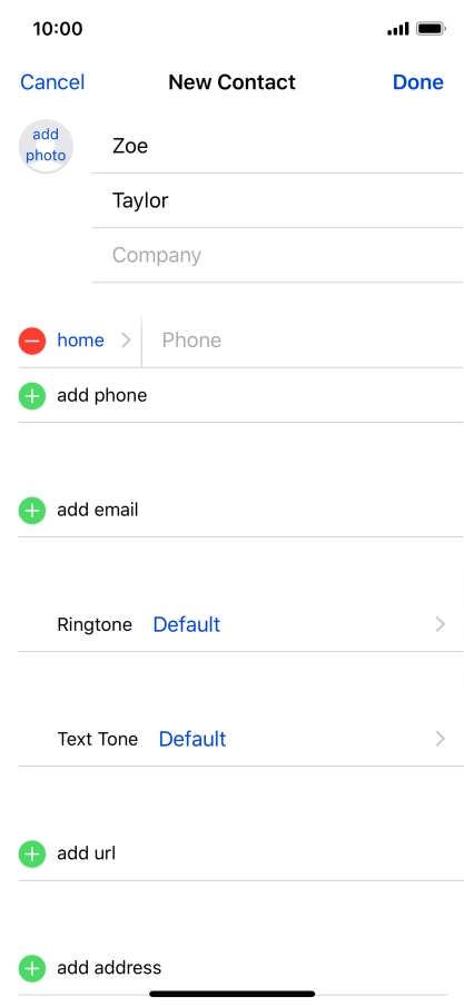 Press Phone and key in the required phone number.