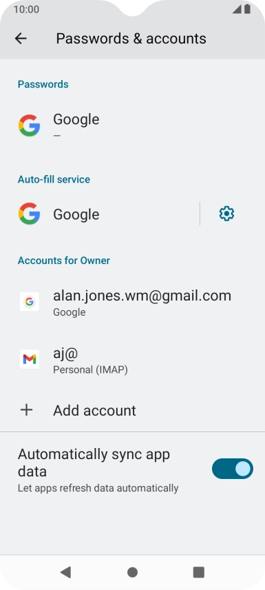 Press the Home key to return to the home screen.