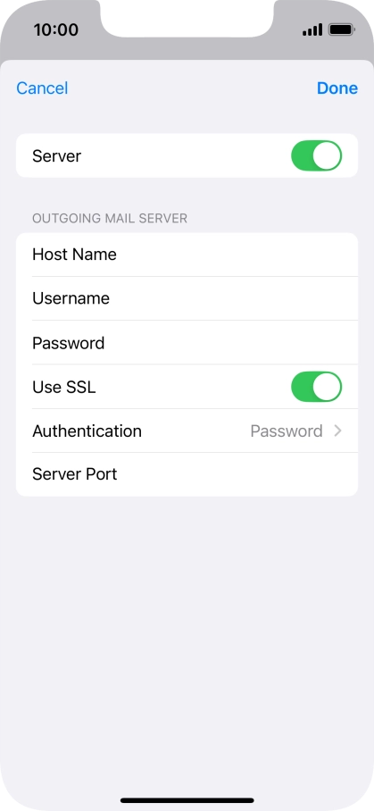 Press Authentication.
