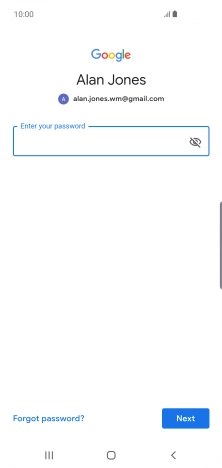 Press the field below 