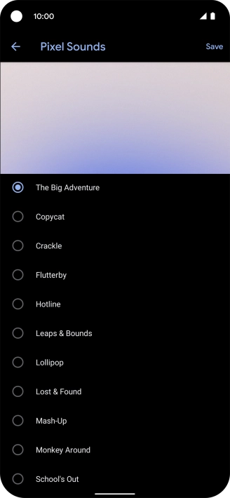 Press the required ring tones to hear them.