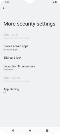 Press SIM card lock.
