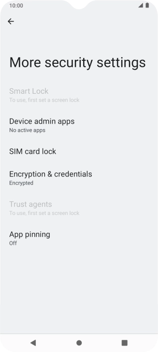 Press SIM card lock.