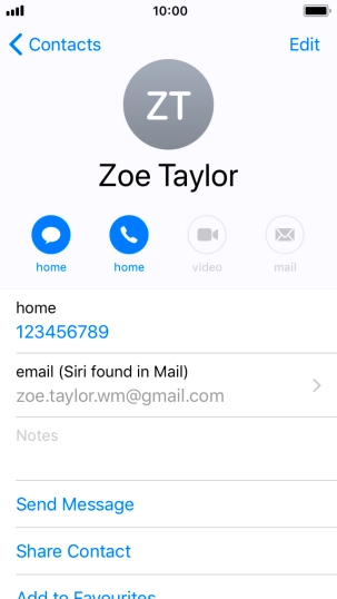 Press the required number.