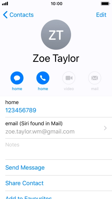 Press the required number.