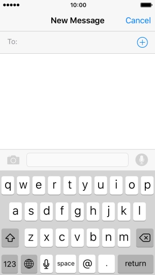 Press To and key in the first letters of the recipient's name.