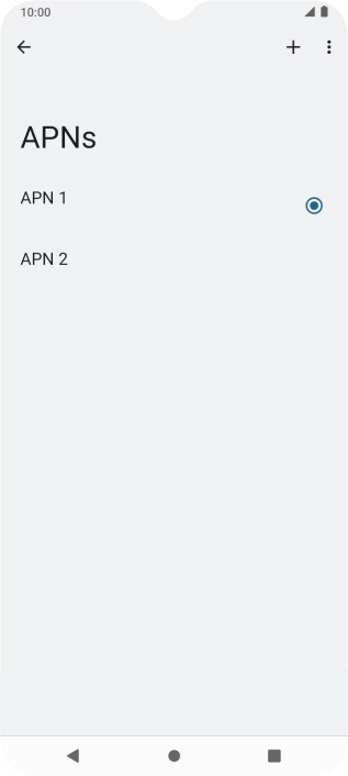 Press the Home key to return to the home screen.