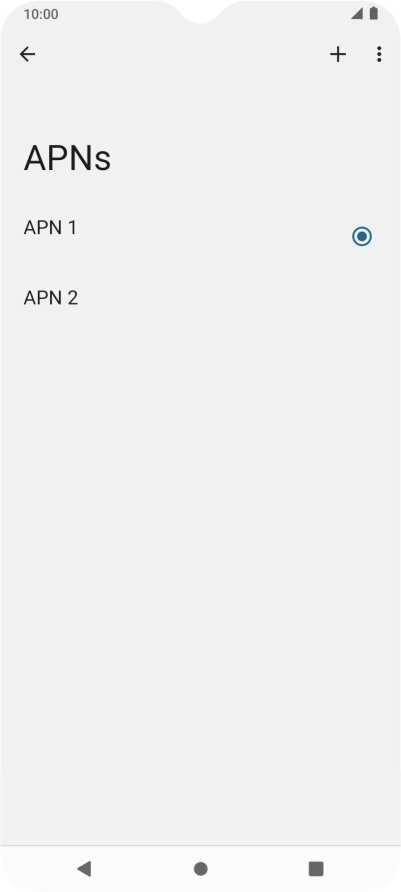 Press the Home key to return to the home screen.