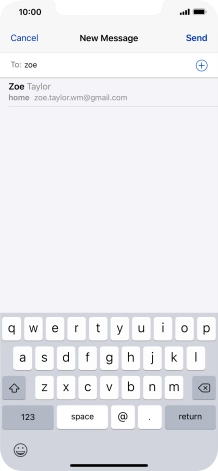 Press the required contact.