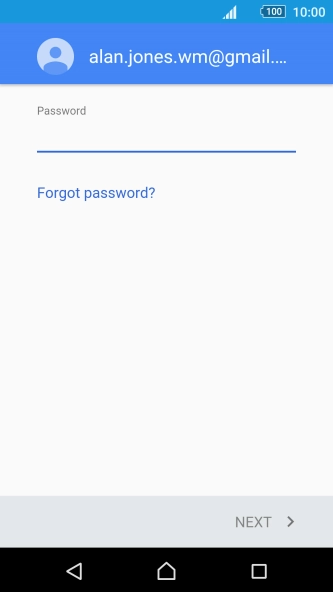 Press the field below 