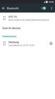 Press the Home key to return to the home screen.