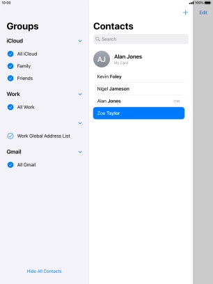 Press the Home key to return to the home screen.