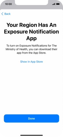Press Show in App Store and follow the instructions on the screen to download and install the app.