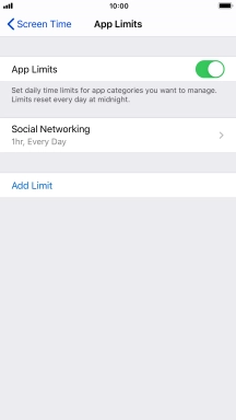 Press the required category.