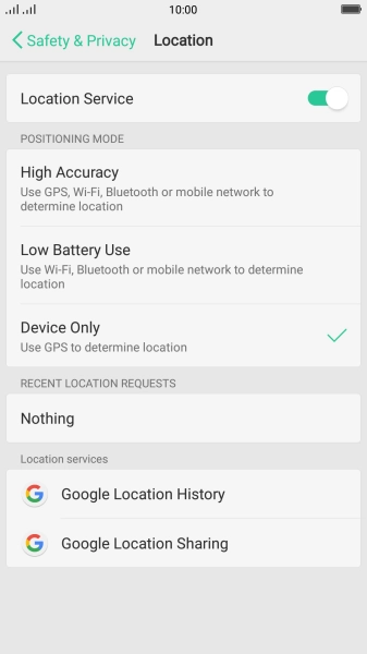 If you select High Accuracy, your phone can find your exact position using the GPS satellites, the mobile network and nearby Wi-Fi networks. Satellite-based GPS requires a clear view of the sky.