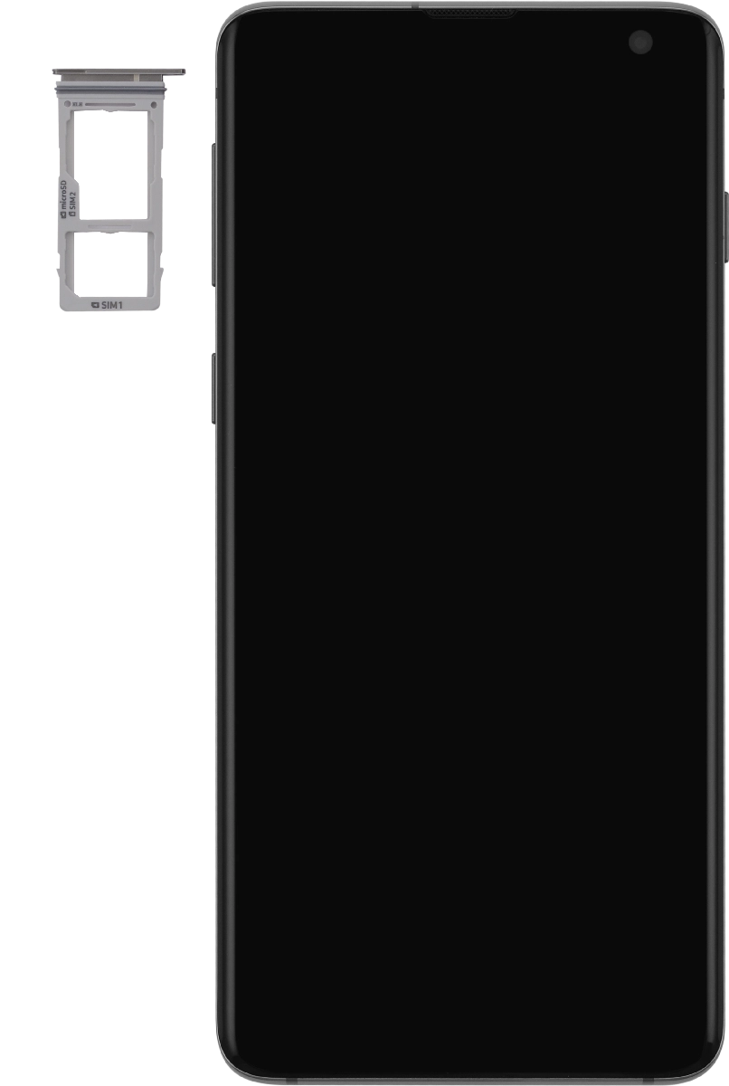 Place your SIM as illustrated next to the SIM holder.