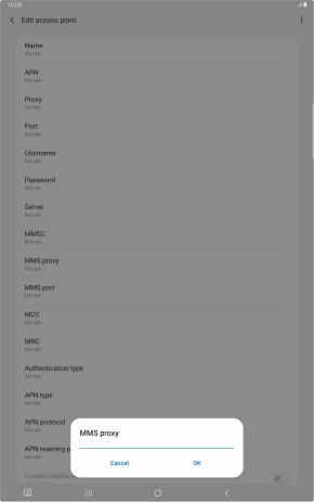 Key in 10.202.002.060 and press OK.