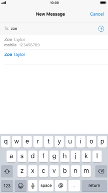 Press the required contact.