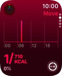 Keep sliding upwards to see the number of steps, distance and number of floors you've covered.