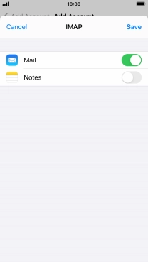 Press Save. Your email account has now been set up. To select more settings for incoming and outgoing server, proceed with the following steps.