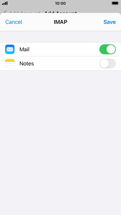 Press Save. Your email account has now been set up. To select more settings for incoming and outgoing server, proceed with the following steps.