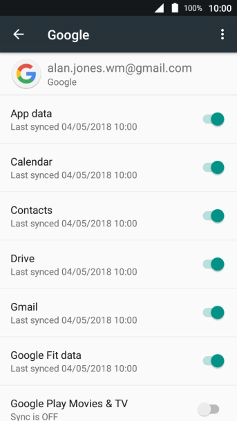 Press the Home key to return to the home screen.