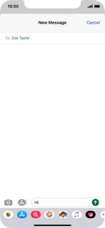 Press the picture icon.