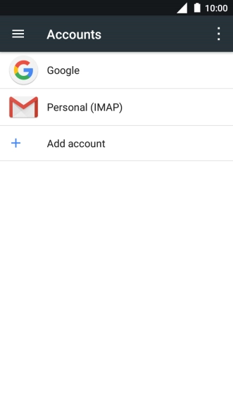 Press the Home key to return to the home screen.