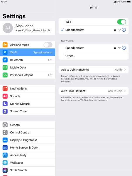 Press the Home key to return to the home screen.