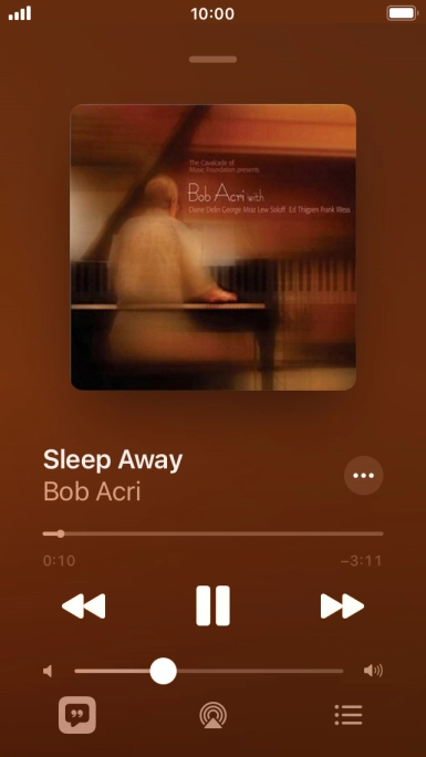 Press arrow right to go to the next audio file.