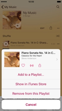 Press the share icon.