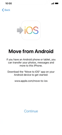 To transfer content to your phone, you need to install the app 