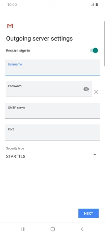Press the field below 