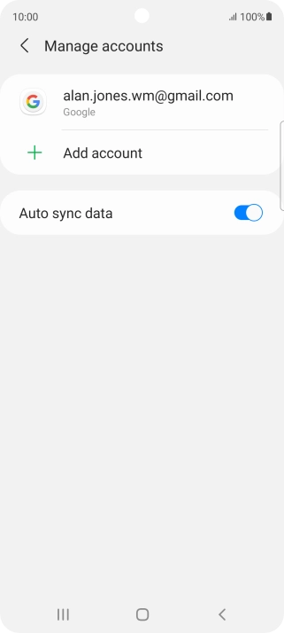 Press the Home key to return to the home screen.