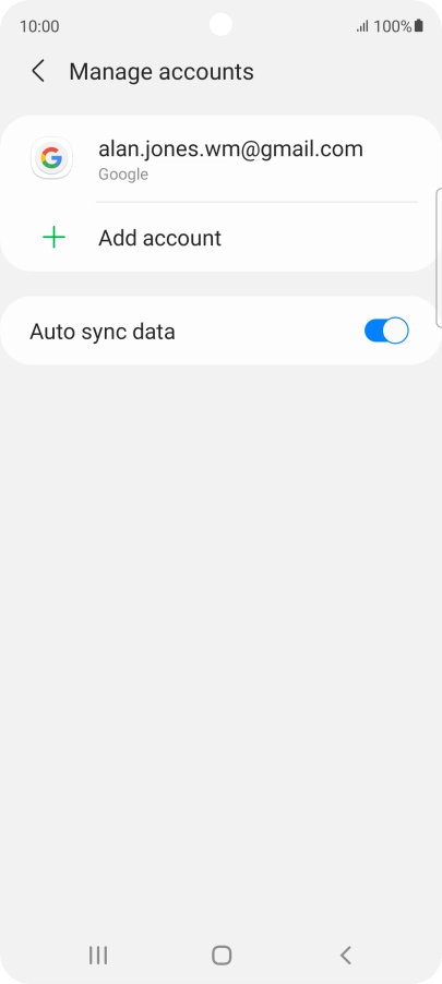 Press the Home key to return to the home screen.