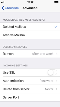 Press Authentication.