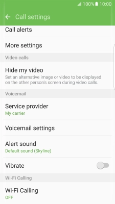 Press Wi-Fi calling.