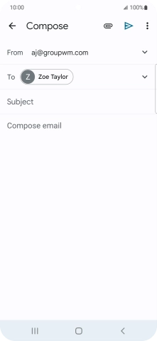Press Subject and key in the required subject.