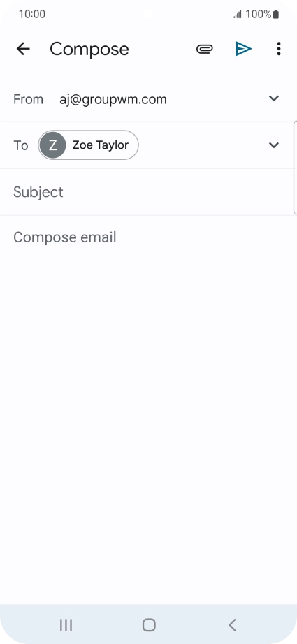 Press Subject and key in the required subject.