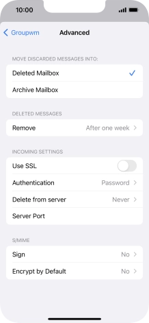 Press Authentication.