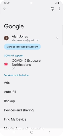 Press Find My Device.