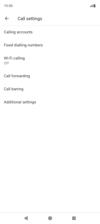Press Additional settings.